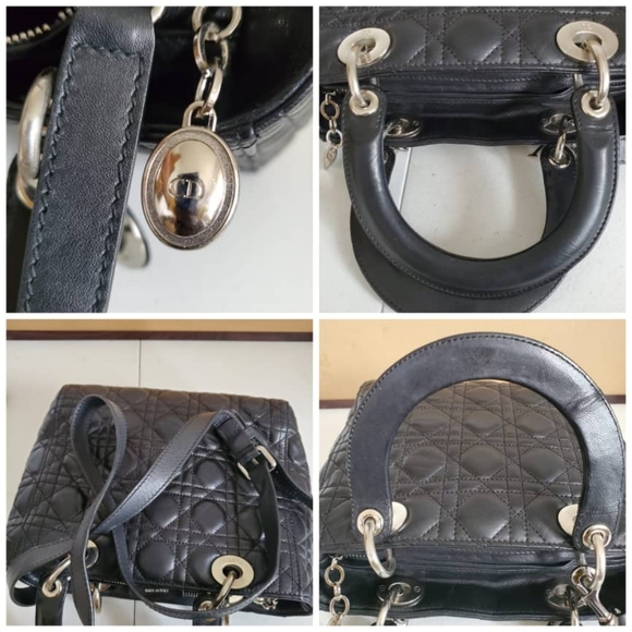 CHRISTIAN DIOR Cannage Lady Dior Bag - Picture 10 of 12